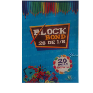 Block bond 28 Horizontal octavo x20h