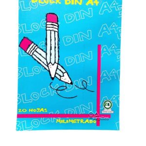 Block DIN A-4 20 hojas milimetrado