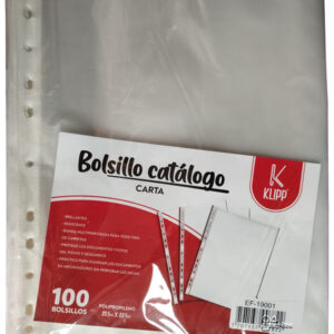 Bolsillo catálogo carta x 100 und