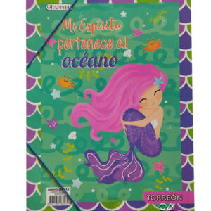 Carpeta plastificada sencilla