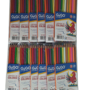 Colores económicos doble punta x12-docena
