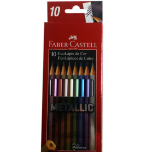 Colores metalizados Faber-Castell x10