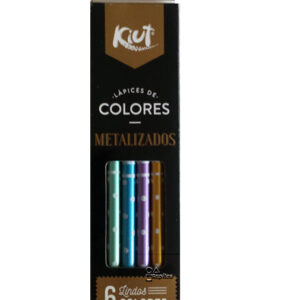 Colores largo metalizado Kiut x6