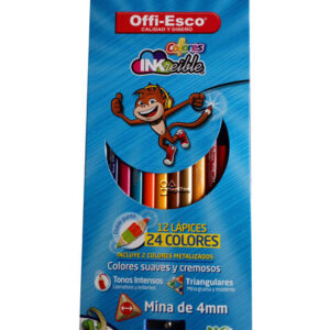 Colores doble punta x12 Offi-Esco