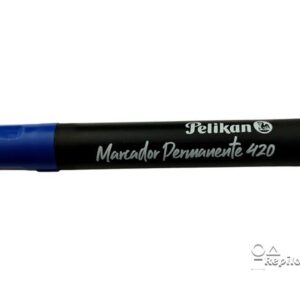 Marcador permanente azul