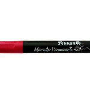 Marcador permanente rojo
