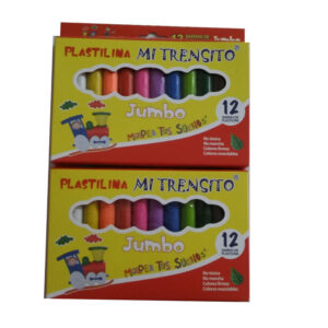 Plastilina Jumbo *12 Mi Trensito X2
