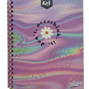 Cuad argollado cuadriculado doble O 80h Kiut