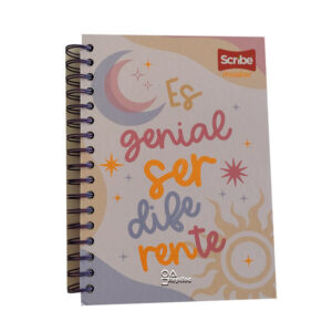 Cuaderno argollado 5 materias Scribe