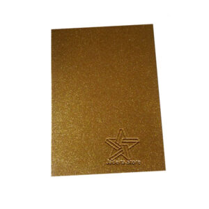 Foami escarchado dorado octavo