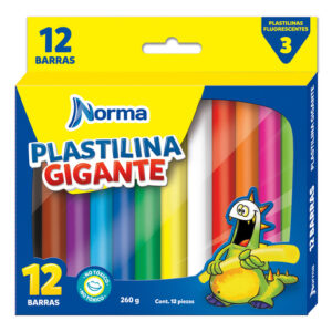Plastilina Jumbo x12 Norma