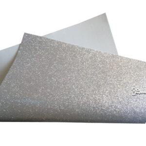 Foami escarchado plateado 4 cartas