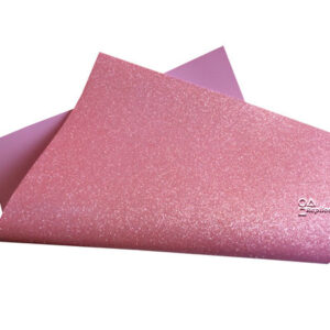 Foami escarchado rosado 4 cartas