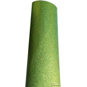 Foami escarchado verde limón 4 cartas