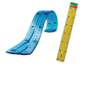 Regla flexible amarilla