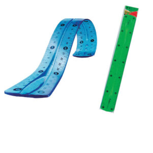 Regla flexible verde