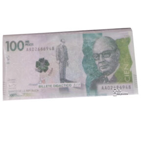 Billetes didácticos x 100 billetes