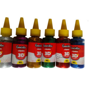 Goma escarchada Geniositos 40gr. x 6