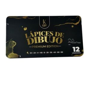 Lápiz de Dibujo Meta Premium Klipp Surtido 12 Unidades Hexagonal
