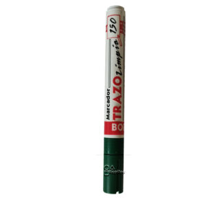 Marcador borrable recargable verde