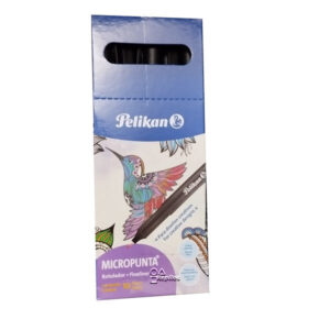 Caja de micropunta negro x10 Pelikan