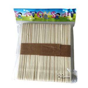Palitos de Madera Tipo Paleta – 50 Piezas Naturales – Manualidades y Proyectos Escolares