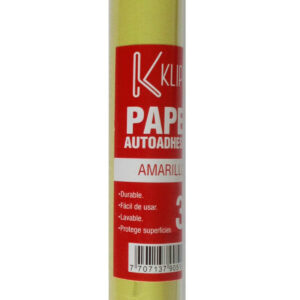 Papel adhesivo x3 metros amarillo