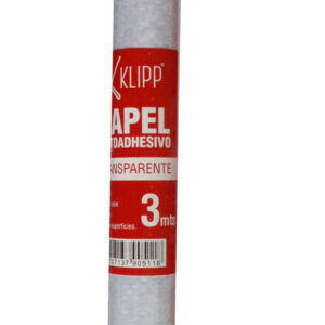 Papel adhesivo x3 metros transparente
