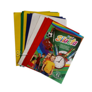 Papel silueta en octavos x10