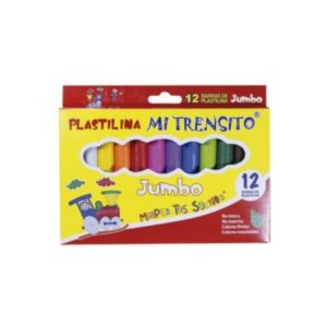Plastilina Jumbo x12 Mi Trensito