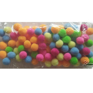 Pompones fluorescentes 13mm