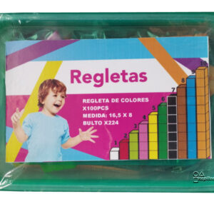 Regleta cusenaire plástica x 100