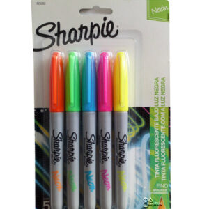 Sharpie Fine neón estuche x5