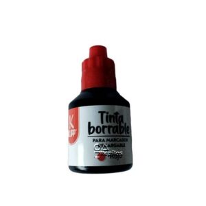 Tinta Recargable Borrable 30ml Klipp para marcadores - Pizarras - Rojo
