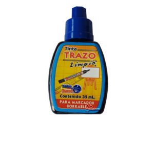 Tinta marcador borrable azul