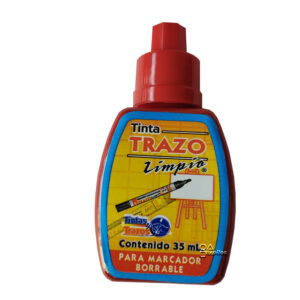 Tinta marcador borrable rojo