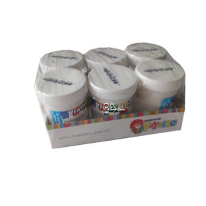 Vinilos payasito Blanco 80gr x6